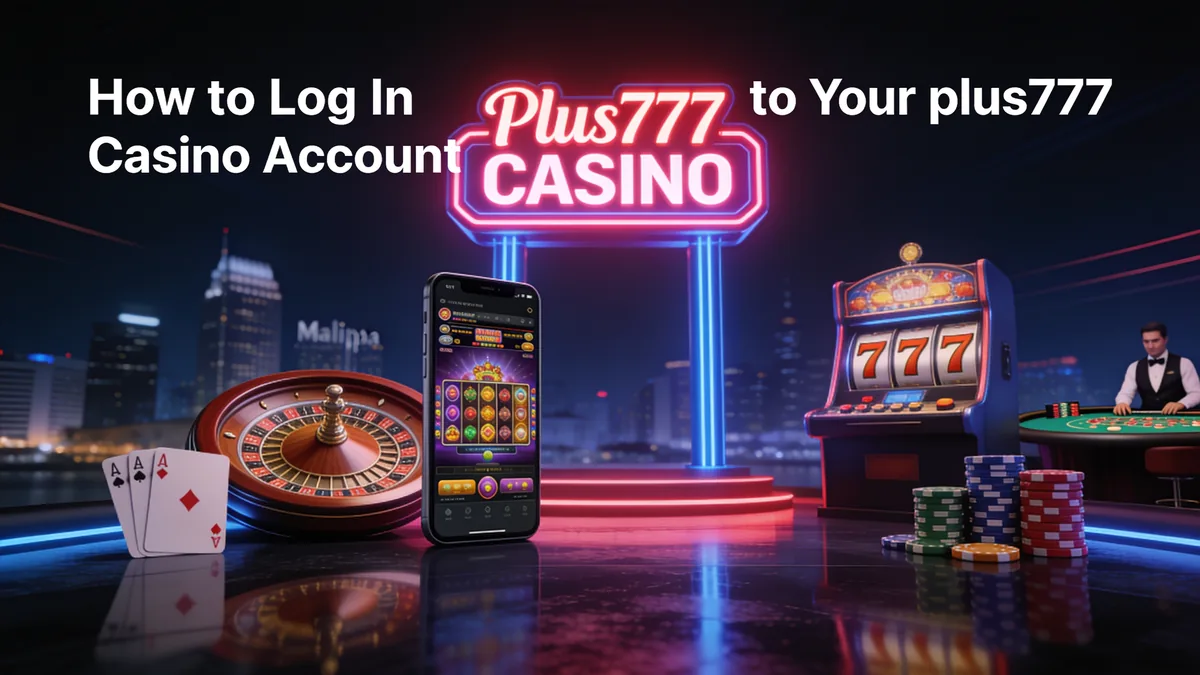 plus777 in the Philippines — How to Log In to Your plus777 Casino Account